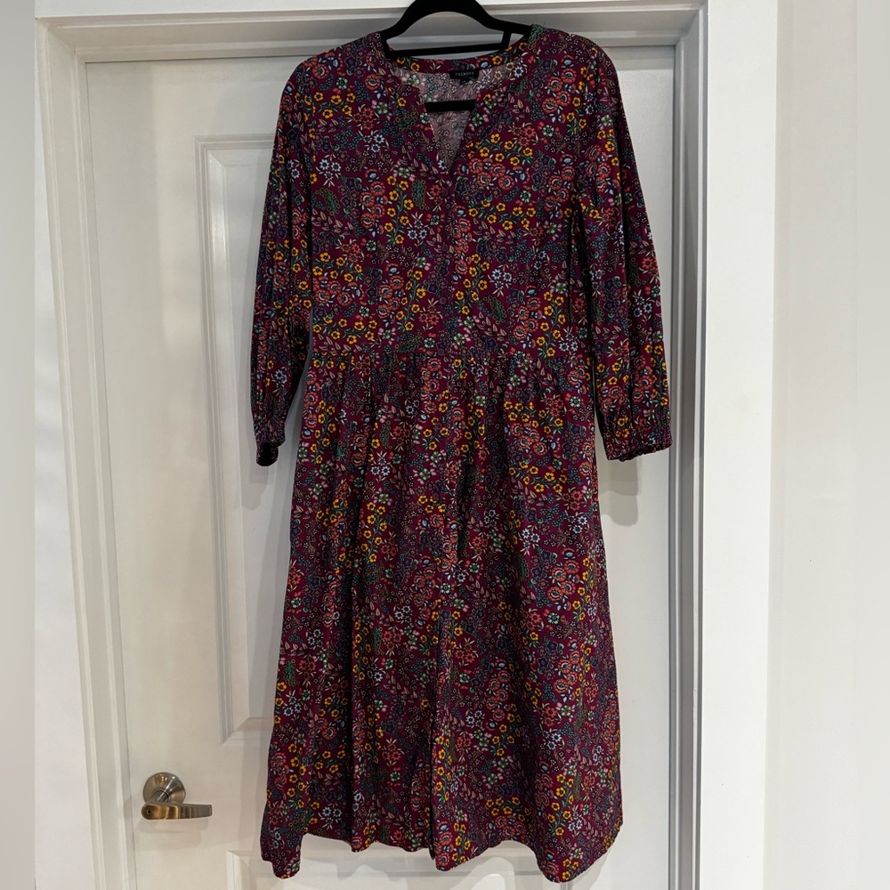 Talbots Poplin Fit & Flare Shirtdress